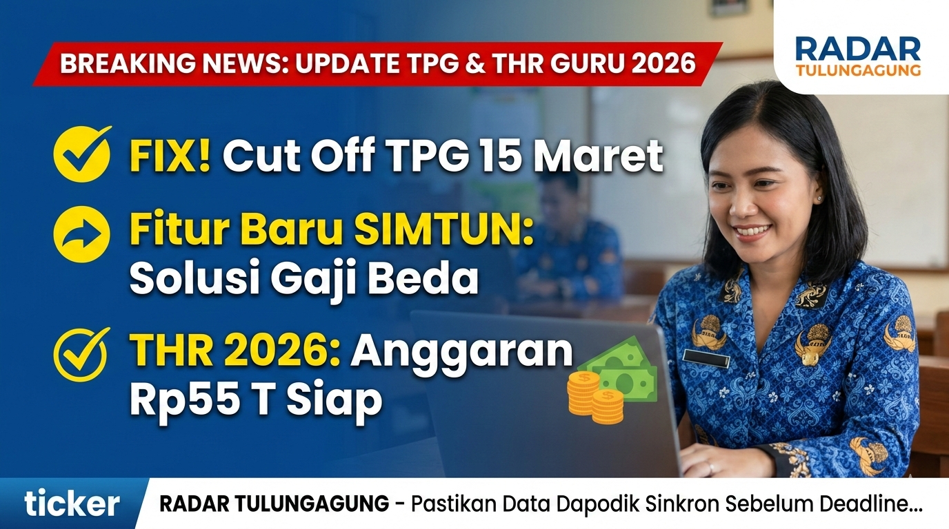 Update TPG Maret 2026 dan THR 2026 guru ASN. (Ilustrasi: Gemini)