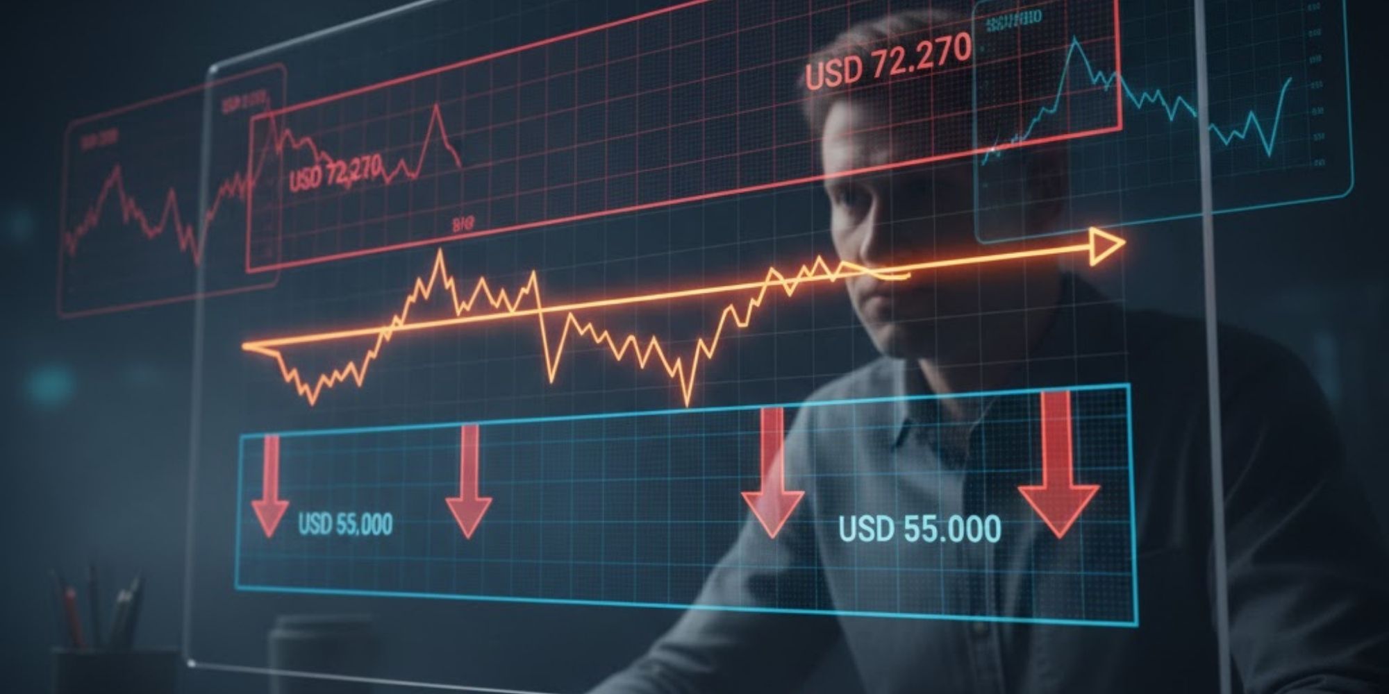 Bitcoin sideways di tengah tekanan S&amp;P 500 dan Nasdaq. Tembus 72 ribu atau turun ke 55 ribu? Ini analisis lengkapnya.