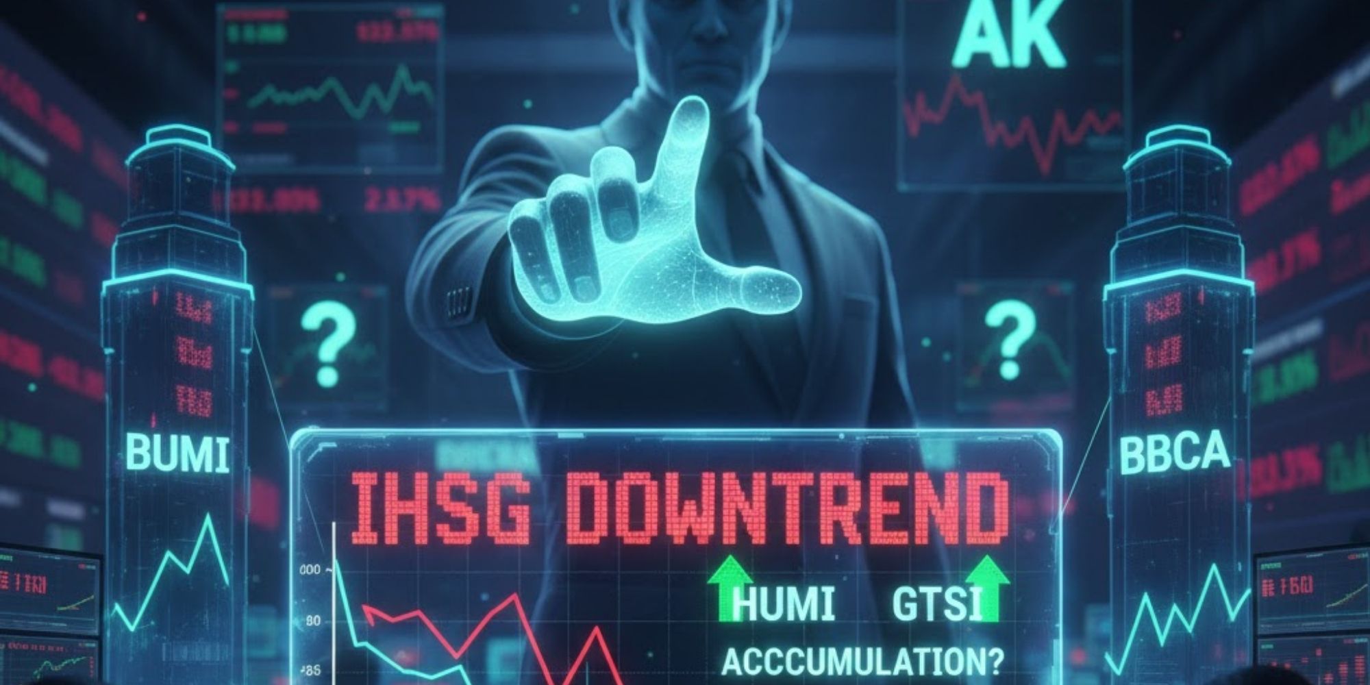 Analisis saham BUMI hingga BBCA hari ini: IHSG downtrend, AK borong Humi &amp; GTSI. Saatnya akumulasi?