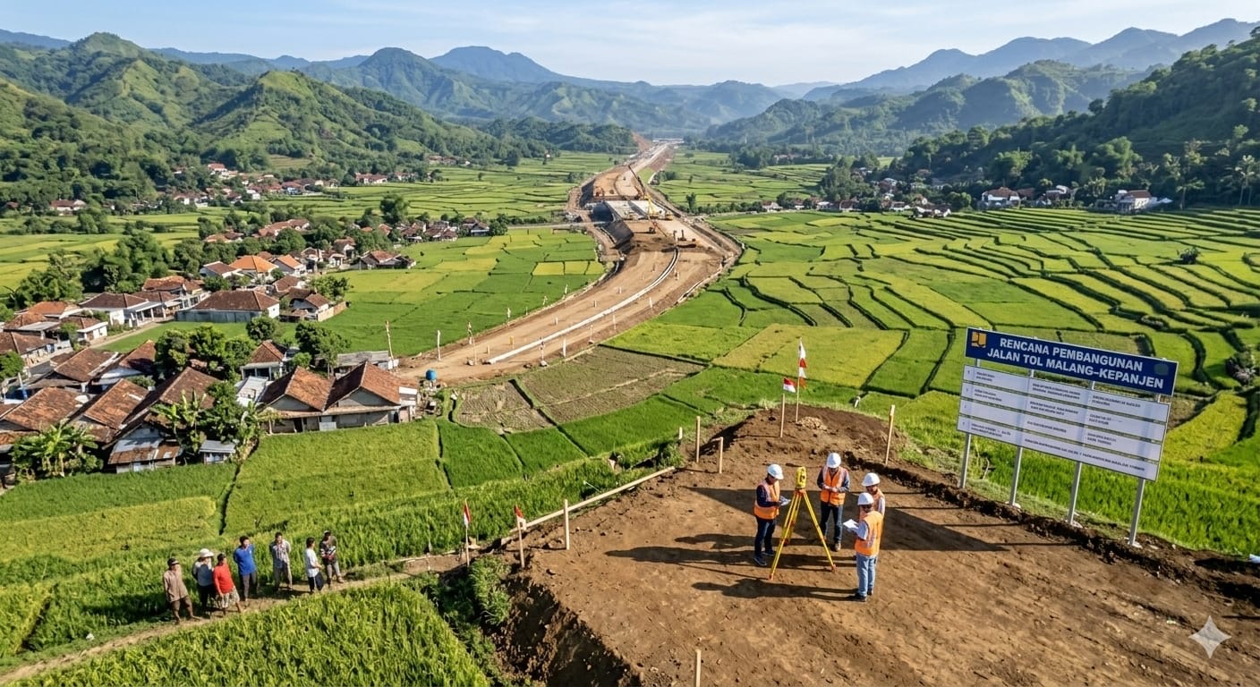 Tol Malang Kepanjen ditargetkan beroperasi 2030. Proyek 30 km masih tahap studi dan belum ada investor.