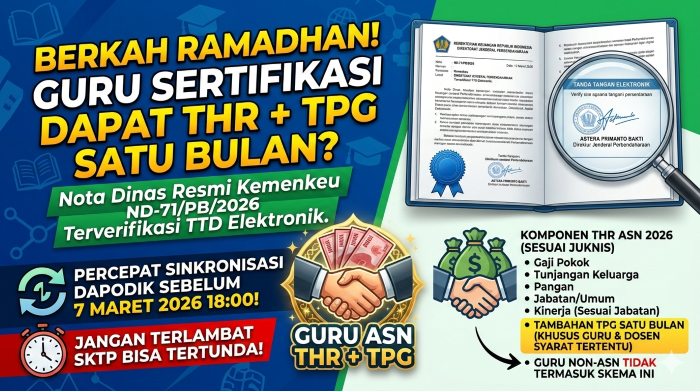 Juknis THR ASN 2026 resmi beredar. (Ilustrasi: Gemini)