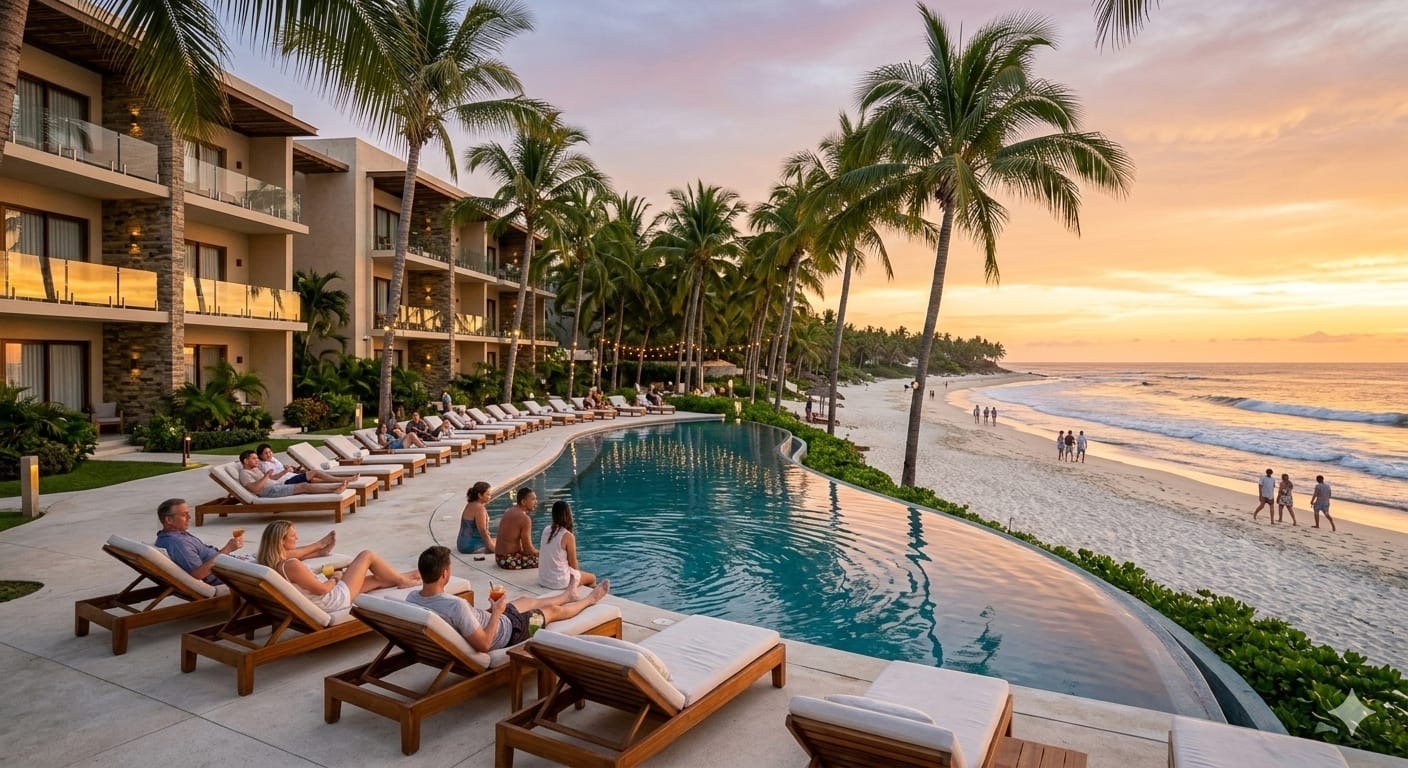 Daftar hotel terbaik di Puerto Escondido 2026, dari hotel keluarga hingga resort mewah dengan pemandangan pantai Samudra Pasifik.