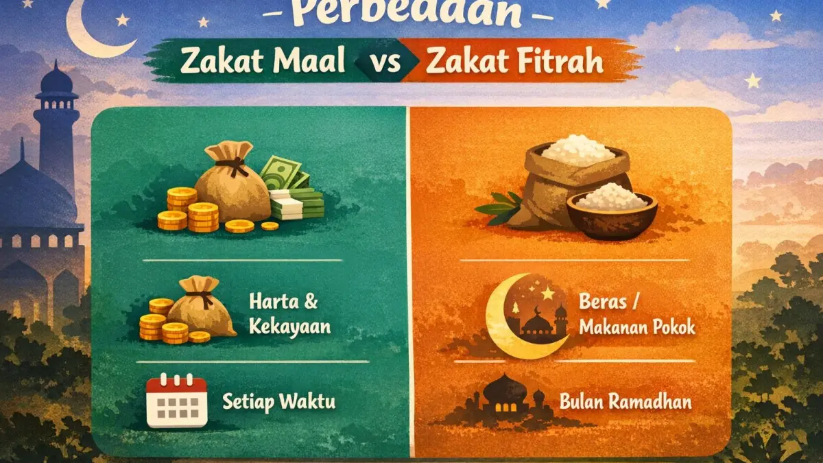 Perbedaan zakat fitrah dan zakat mal wajib dipahami umat Islam jelang Idul Fitri agar tidak salah dalam menunaikan kewajiban zakat.