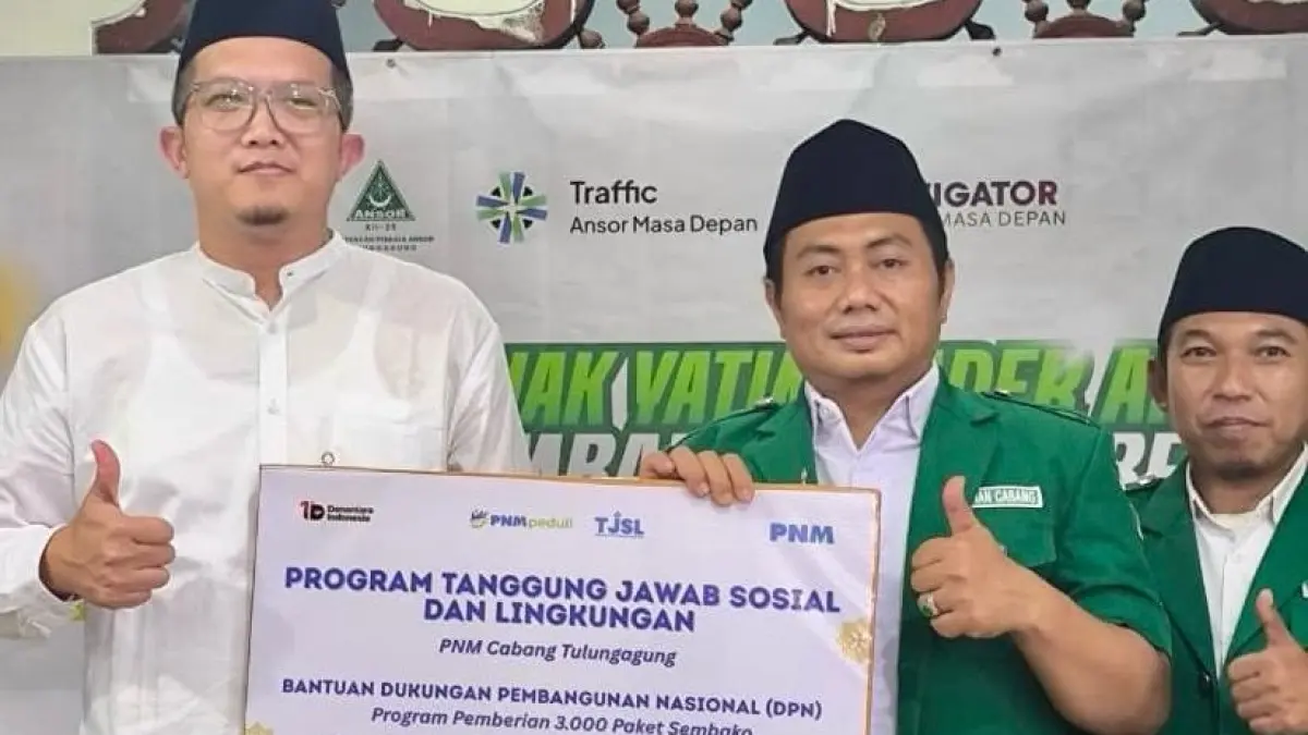 PNM hadir berbagi dengan menyalrkan 3.000 paket sembako bagi masyarakat duafa di Tulungagung. Membawa harapan dan kebahagiaan di bulan suci Ramadan.