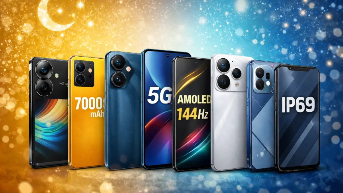 Deretan HP 2 jutaan terbaik Lebaran 2026 dengan spek gahar, dari baterai 7000 mAh hingga layar AMOLED 144 Hz.