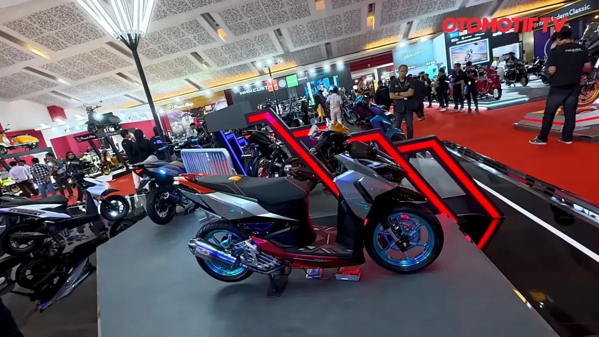 IMS 2026 Kemayoran dipenuhi motor baru seperti Suzuki V-Strom 250SX, motor listrik Rp15 juta hingga Benda LFC 700 Rp369 juta.