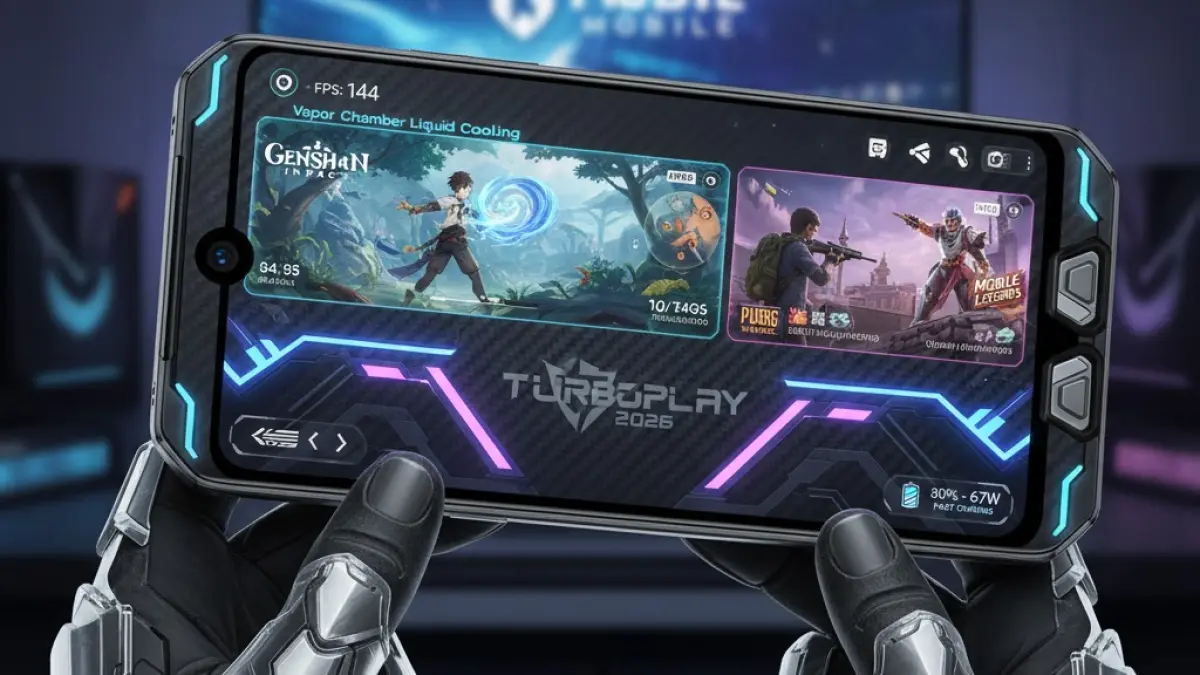 Rekomendasi HP gaming 2 jutaan terbaik 2026, lancar main PUBG, ML, dan Genshin Impact tanpa lag, lengkap dengan spesifikasi unggulan.