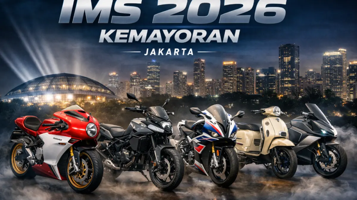IMS 2026 Kemayoran hadirkan motor baru dari klasik hingga listrik futuristik. Ini daftar lengkap dan highlight pamerannya.