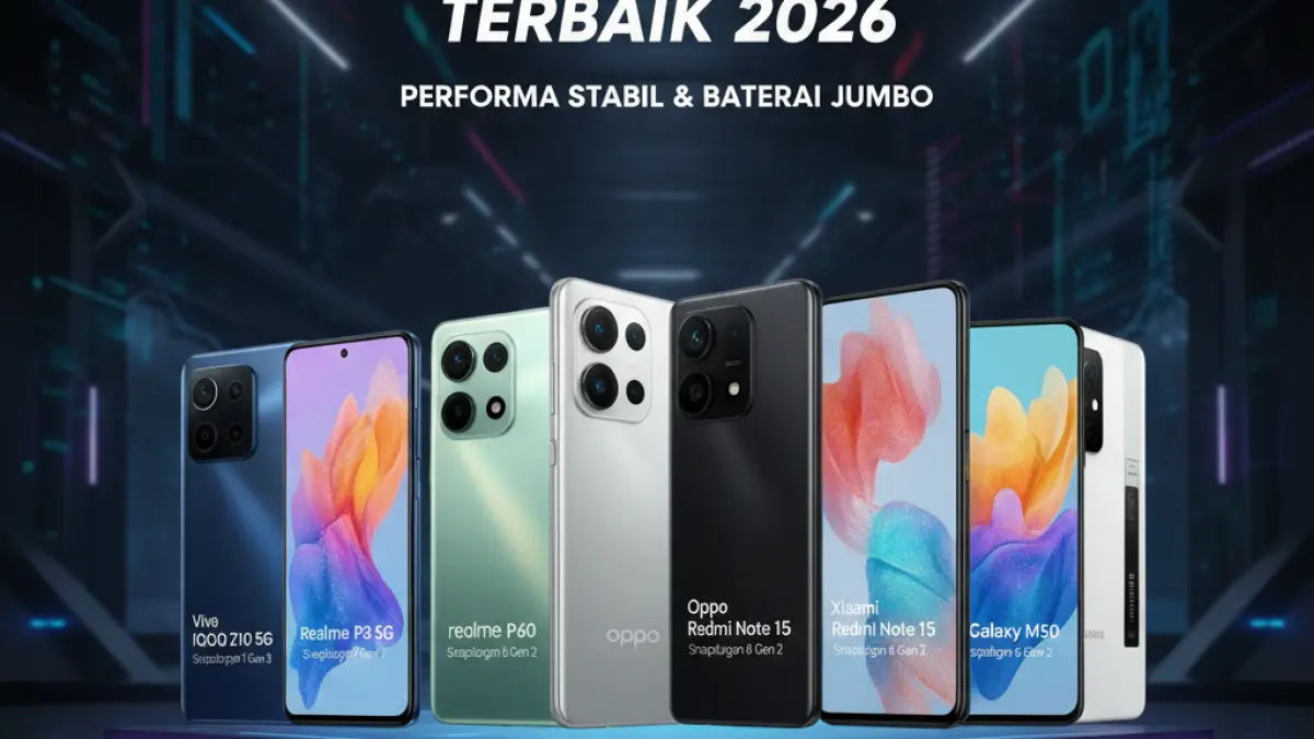 Rekomendasi HP Snapdragon 2–3 jutaan terbaik 2026 menawarkan RAM besar, performa stabil, dan baterai tahan lama untuk kebutuhan harian hingga multitasking.