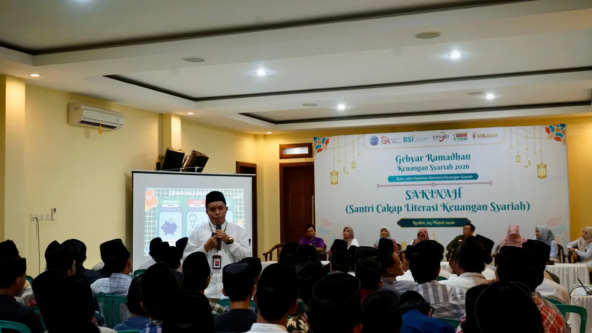 Salah satu rangkaian kegiatan Gebyar Ramadan Keuangan Syariah (GERAK Syariah).