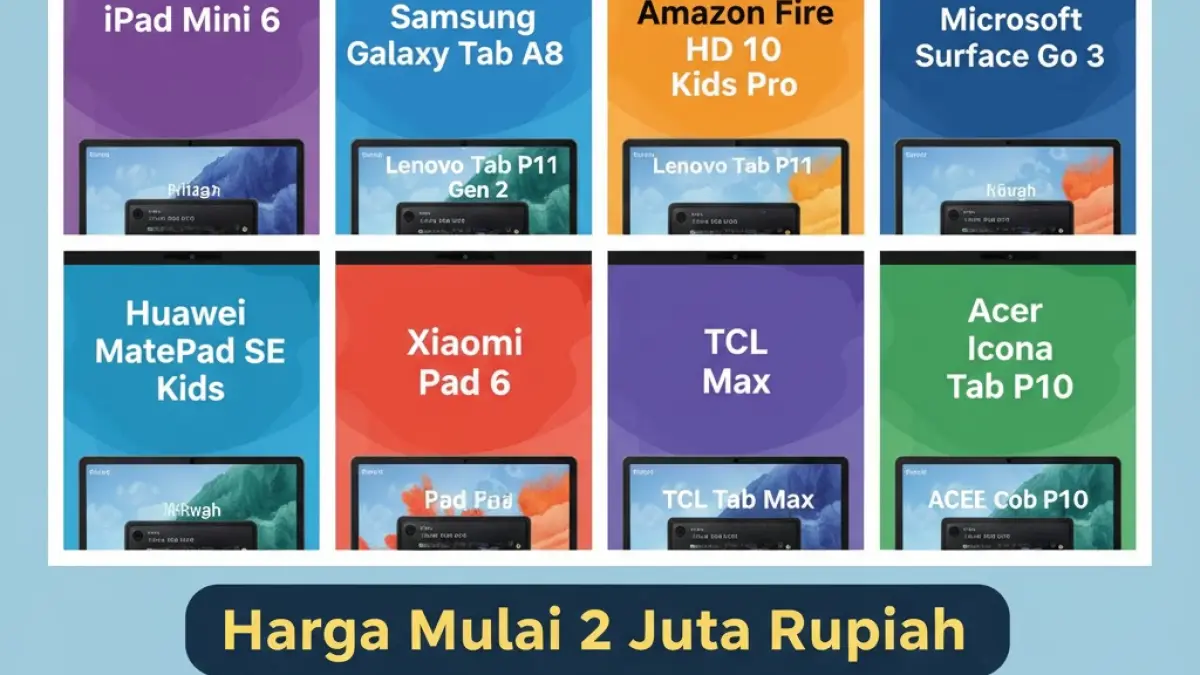 Tablet terbaik untuk anak 2024 mulai 2 jutaan, pilihan murah, tangguh, dan cocok untuk belajar hingga hiburan.