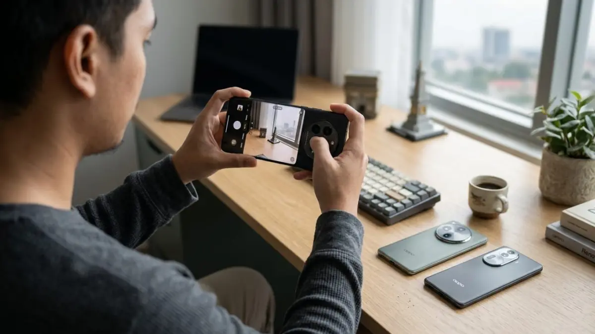 7 HP OPPO kamera terbaik harga Rp3 jutaan untuk konten kreator, fitur lengkap dari foto tajam hingga video 4K stabil.