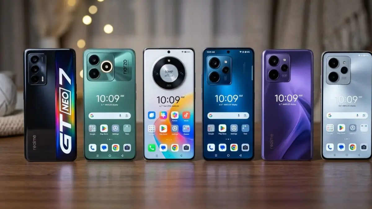 7 HP Realme RAM 8/256 GB terbaik 2026, performa ngebut tanpa lag dengan harga mulai 2 jutaan.