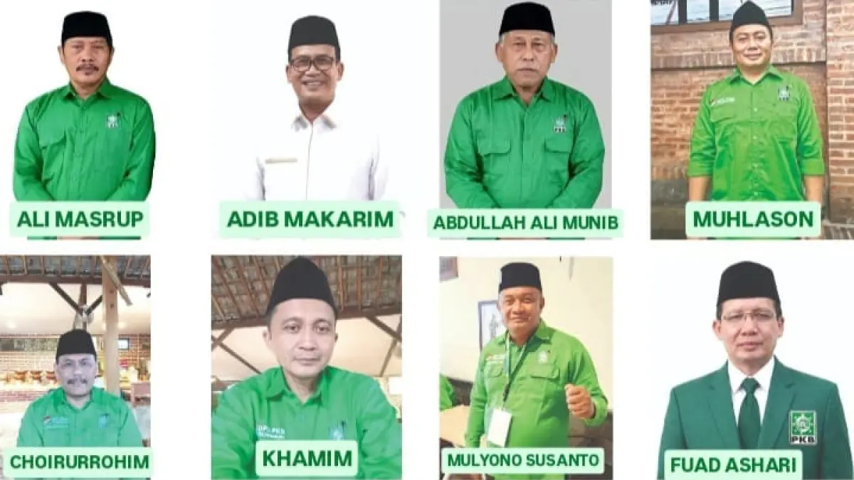Delapan nama yang telah dikantongi sebagai bakal calon ketua DPC PKB Tulungagung.