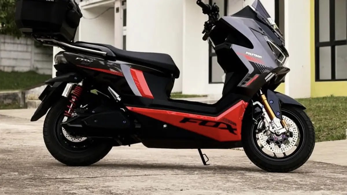 Polytron Fox 350 hadir sebagai motor listrik terbaru dengan fitur cruise control, jarak 130 km, dan desain lebih nyaman dari Fox Air.