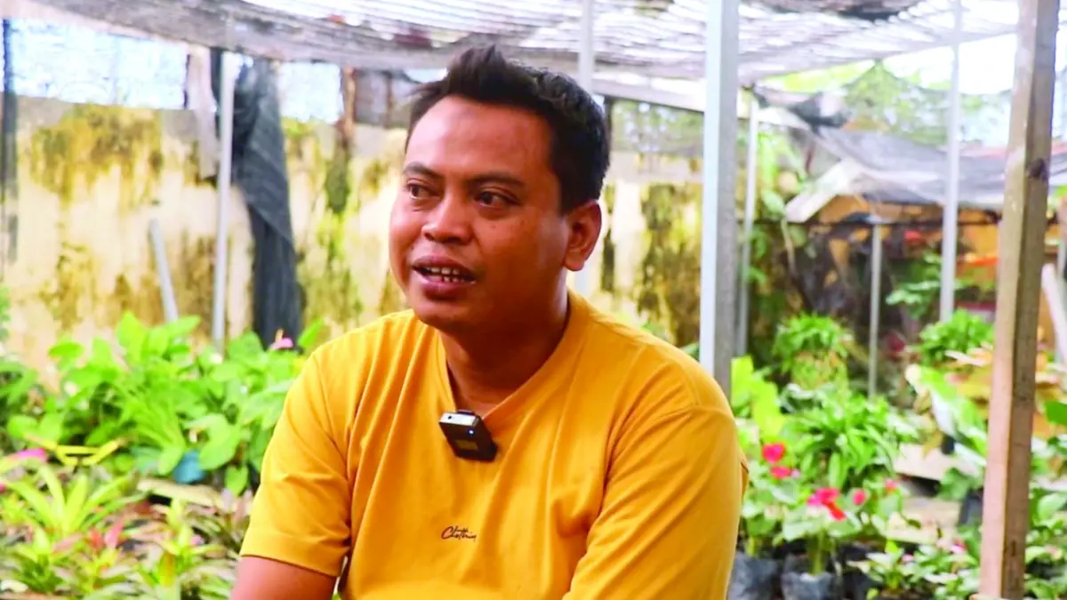 Youngki menceritakan perjalanannya menggeluti bisnis tanaman hias yang berawal dari hobi.