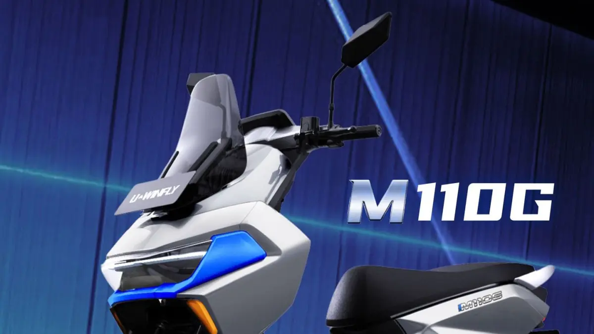 Motor listrik 3000 watt Uwinfly M110G hadir dengan fast charging 1,5 jam, top speed 85 km/jam, dan harga Rp13,99 juta.