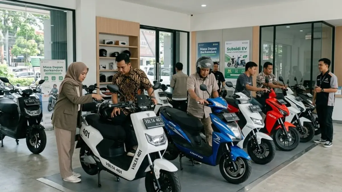 Motor listrik murah mulai Rp5 juta, dari Volta 401 hingga United MX 1200 laris diburu. Simak daftar harga dan spesifikasinya! Ilustrasi Gemini AI
