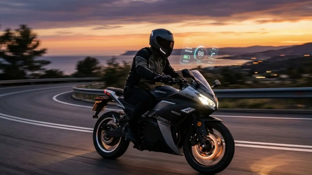 Review Polytron Fox 350 ungkap biaya harian hanya Rp6.400, motor listrik hemat dengan fitur lengkap dan performa tinggi. Ilustrasi Gemini AI