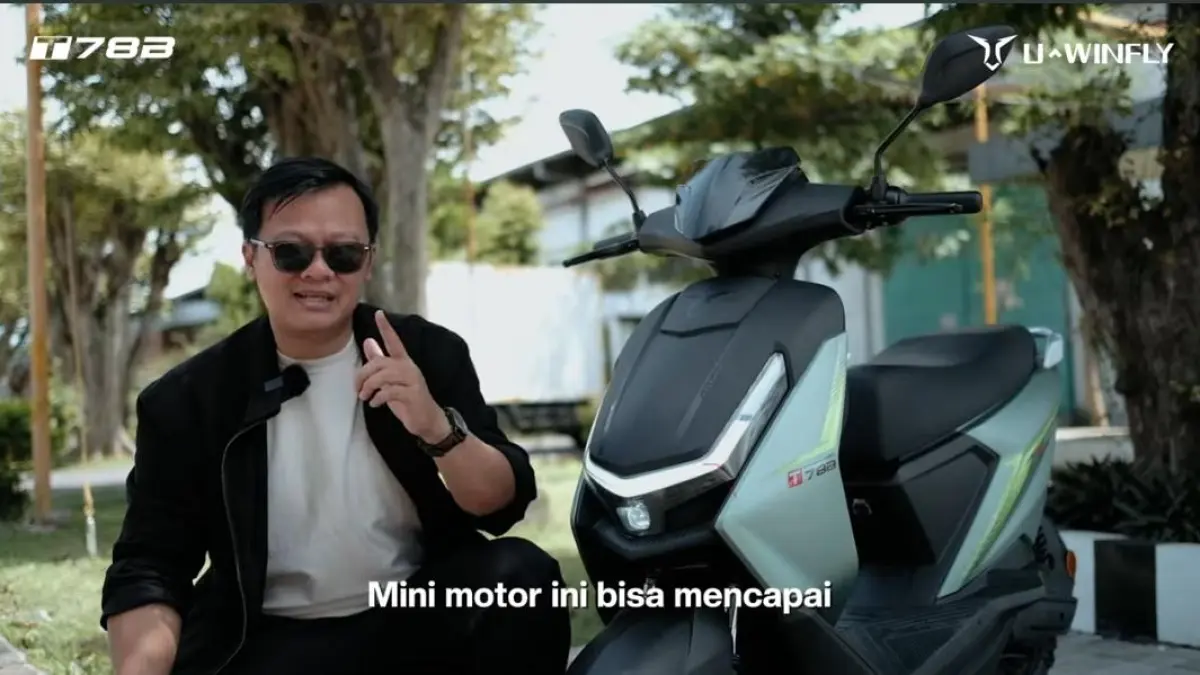 Uwinfly T78B hadir dengan fast speed, fast charge, dan fast swap. Mini motor 800W ini dibanderol Rp5 jutaan, irit dan bertenaga!