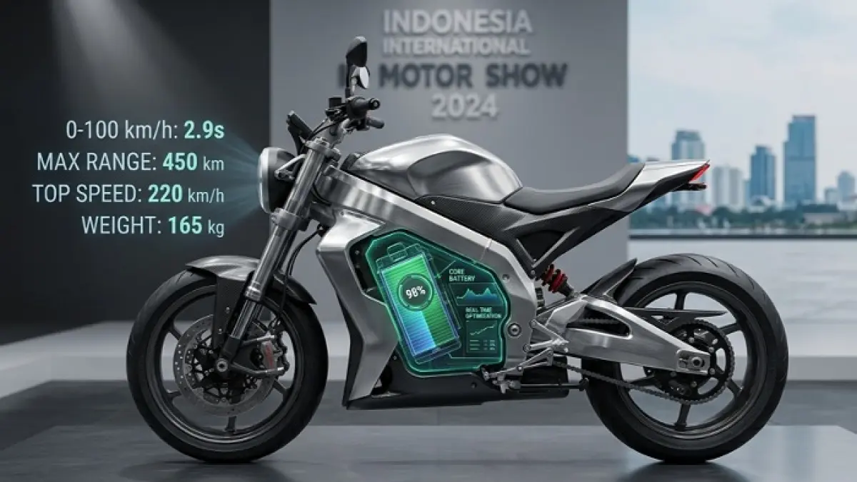 Tren motor listrik di IMS 2024 makin kuat. Simak pengalaman test drive dan inovasi terbaru kendaraan listrik di Indonesia! Ilustrasi Gemini AI