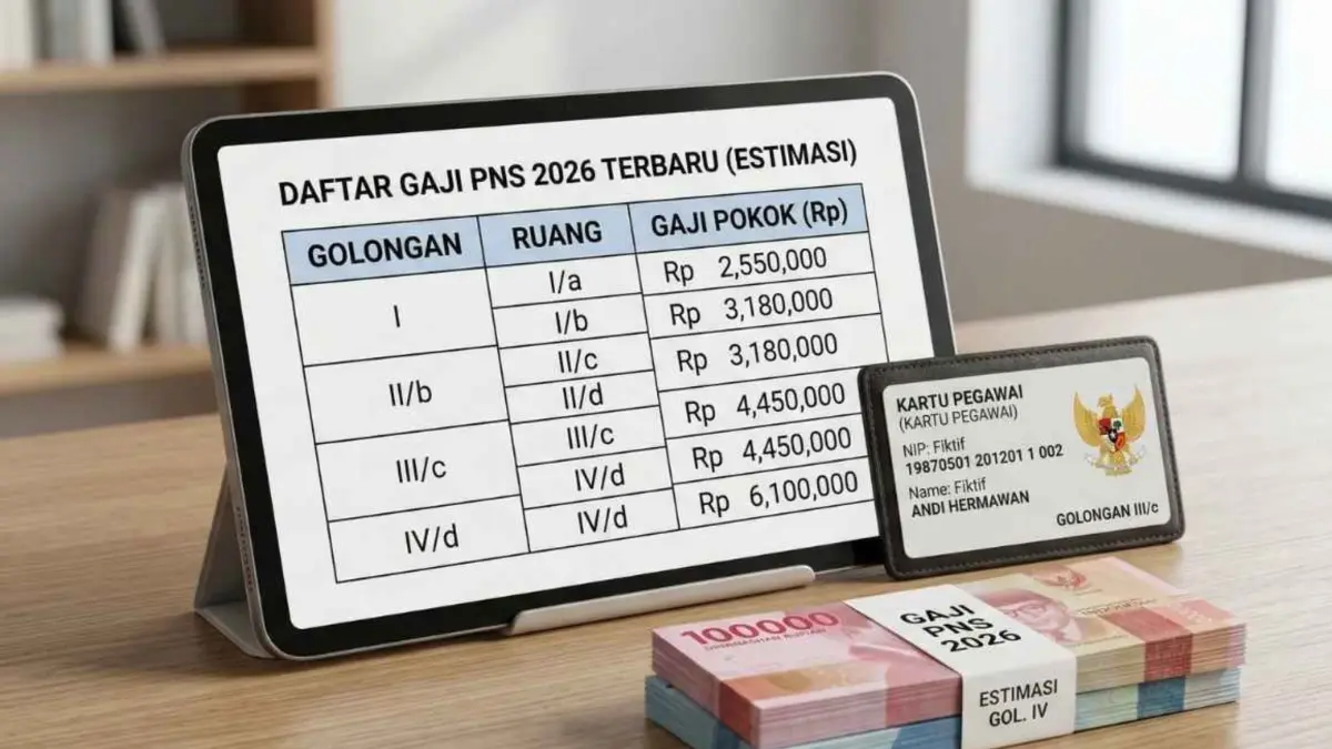 Kenaikan gaji PNS 2026 terbaru belum diumumkan, meski THR Rp24,7 triliun sudah cair. Ini penjelasan lengkap kondisi APBN.