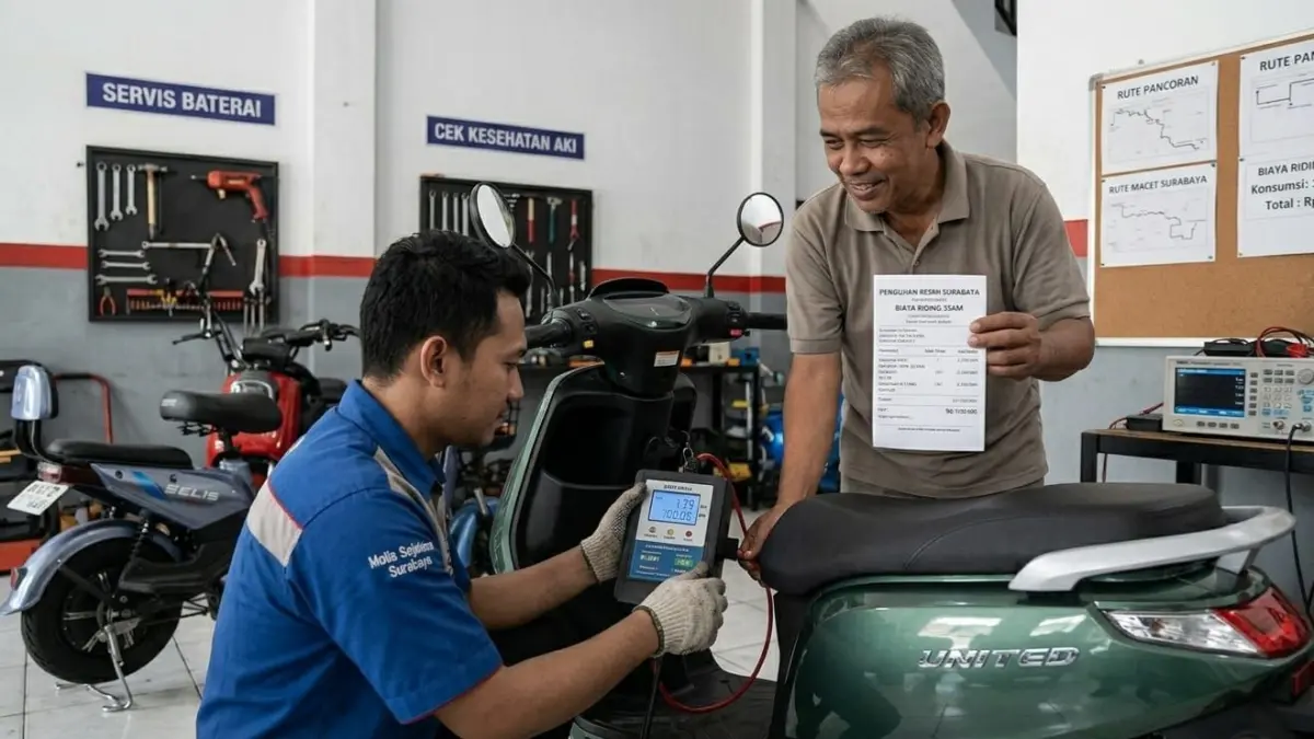 Motor listrik benar-benar irit? Uji 35 km hanya habiskan Rp3.000! Ini fakta biaya motor listrik terbaru.
