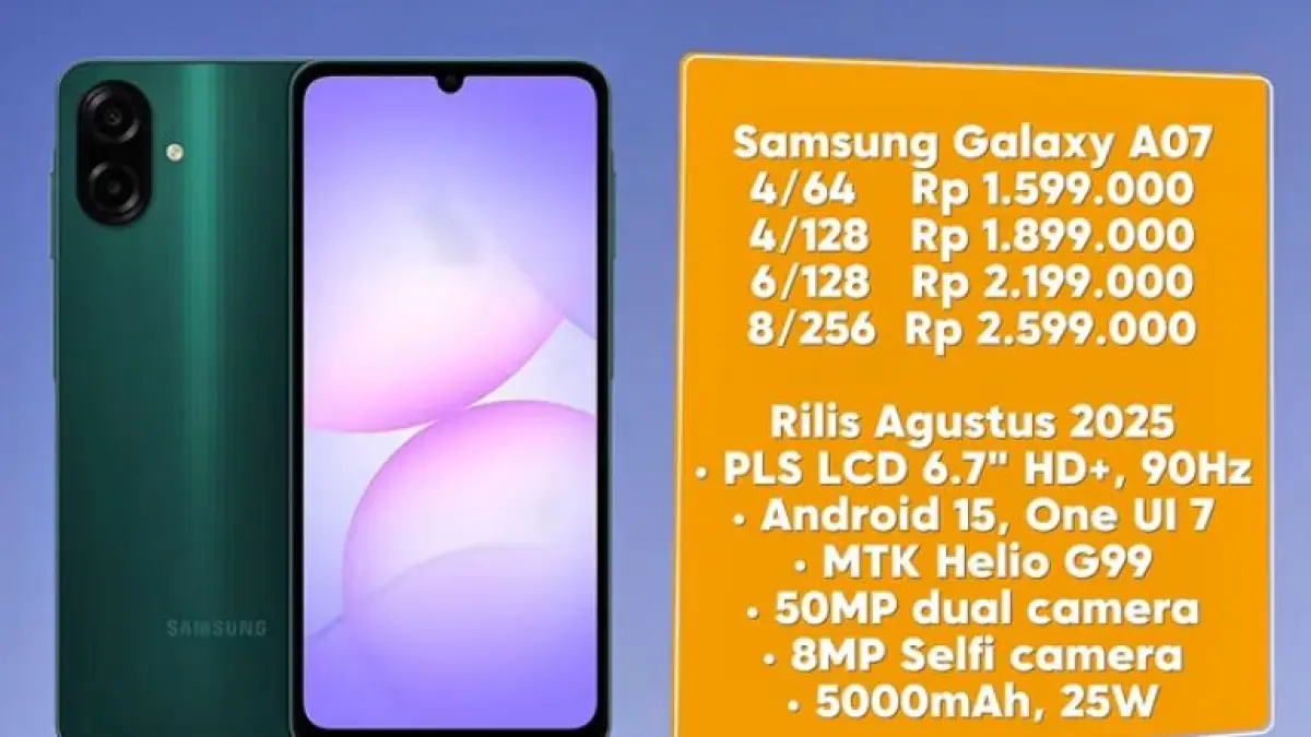 Cek Daftar Harga HP Samsung April 2026 terbaru! Galaxy A07 hingga A57 5G naik harga? Simak update spesifikasi dan harga lengkapnya di sini!