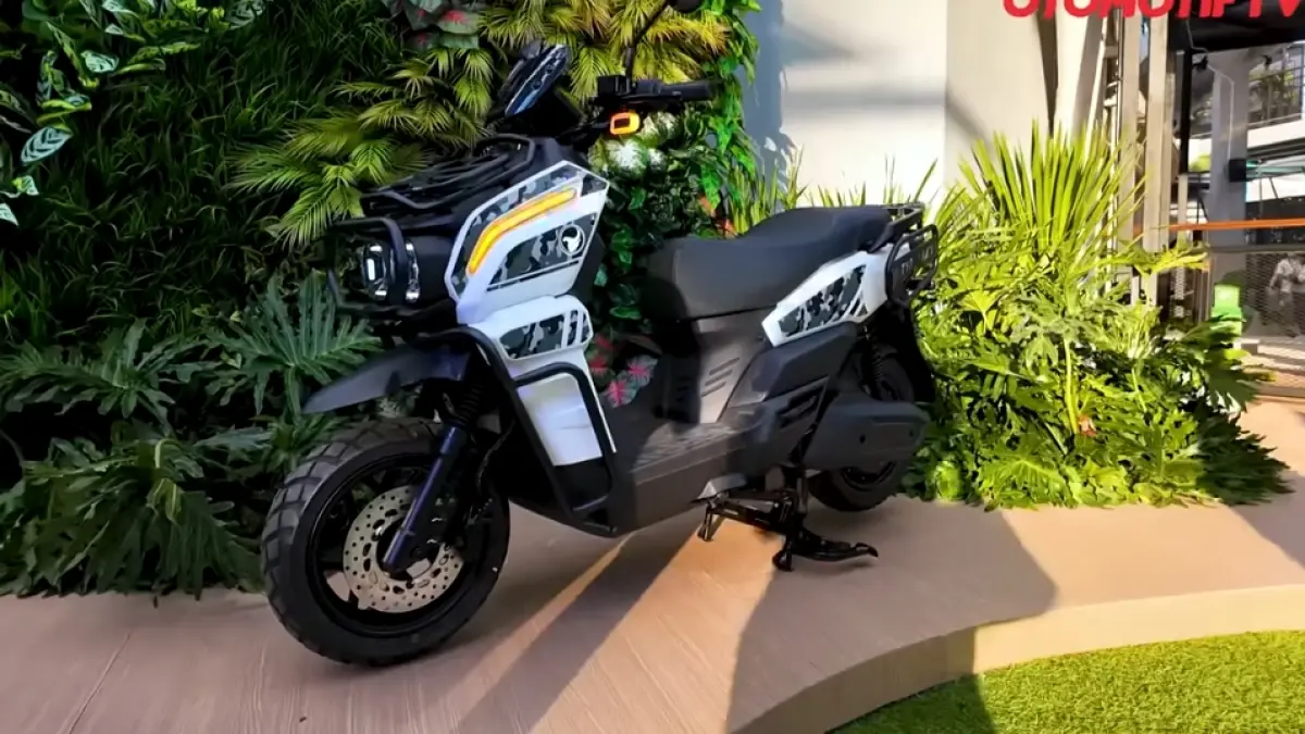 Indomobil eMotor Tyrano, motor listrik Rp25,9 juta bergaya adventure dengan fitur canggih dan daya angkut hingga 150 kg.