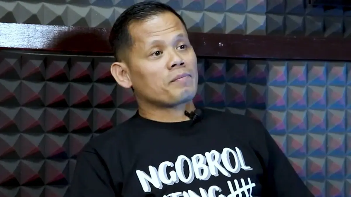 Influencer sekaligus pengusaha kuliner di Amerika asal Kecamatan Pakel, saat podcast dengan Radar Tulungagung TV beberapa waktu lalu.(DOK. RATU)