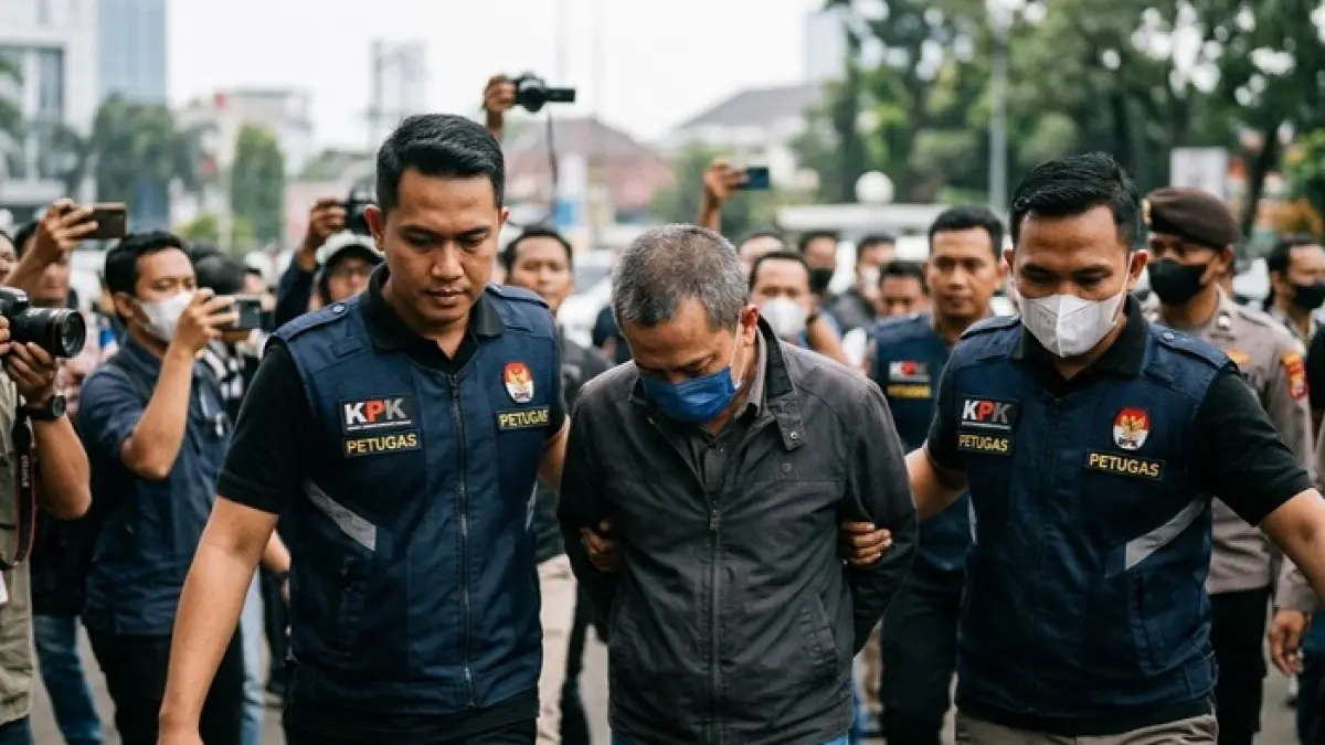 OTT KPK Bupati Tulungagung sita Rp335 juta dan sepatu mewah, ungkap pemerasan Rp5 miliar dari OPD.