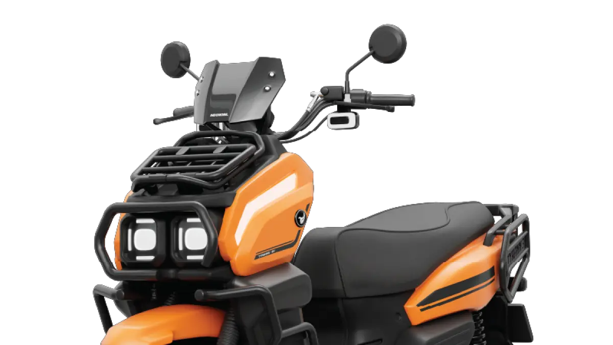 Harga Rp25,9 juta, Indomobil e Motor Tirano hadir sebagai motor listrik adventure dengan fitur canggih dan tampilan paling sangar di kelasnya. (Sumber: Indomobil)