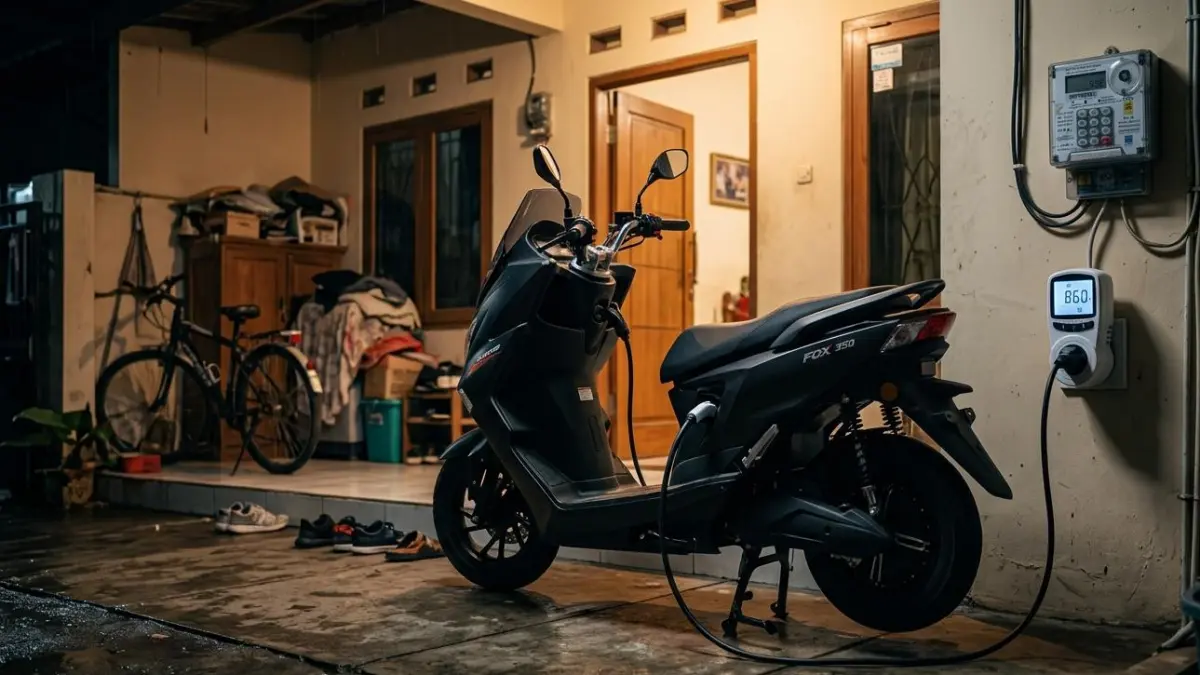 Polytron Fox 350 bisa dicas di listrik 900 watt? Ini fakta konsumsi daya asli dan tips aman charging di rumah!
