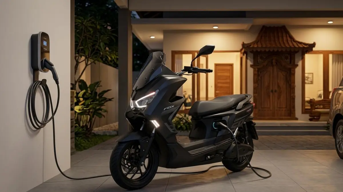Polytron Fox 350 hadir dengan jarak 130 km, baterai aman, bisa cas di rumah, dan tanpa antre bensin. Solusi motor listrik hemat biaya!