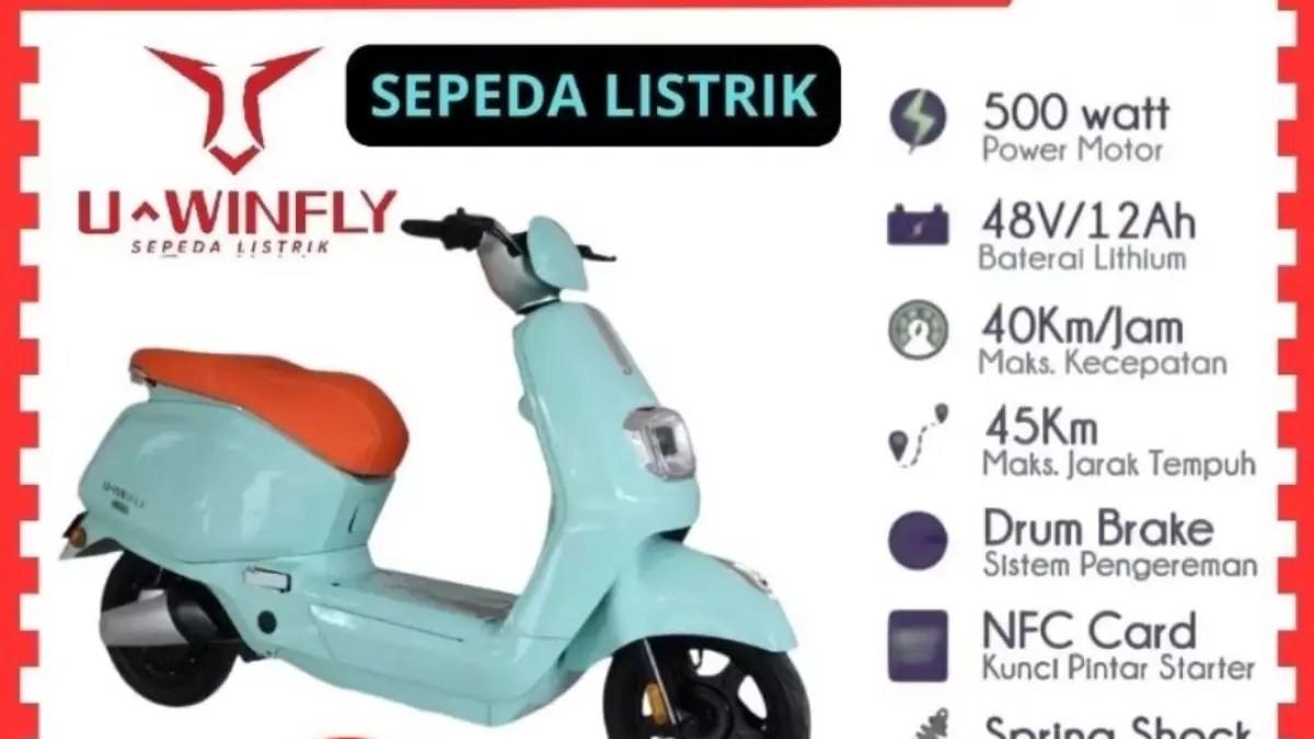 Review 1 tahun sepeda listrik Winfly T70, sudah tempuh 1.500 km, baterai masih awet tapi muncul bunyi shockbreaker.