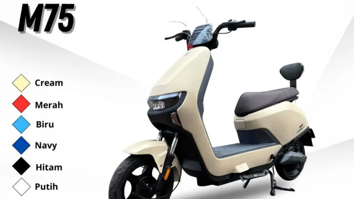 Sepeda listrik murah Uwinfly M75 hadir dengan tenaga 800 watt, kecepatan 50 km/jam, dan fitur modern. 