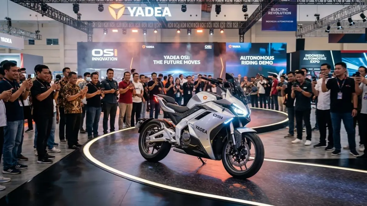 Motor listrik Yadea Osi bisa jalan sendiri, maju-mundur hingga nge-dance. Fitur futuristik ini bikin heboh dunia otomotif.