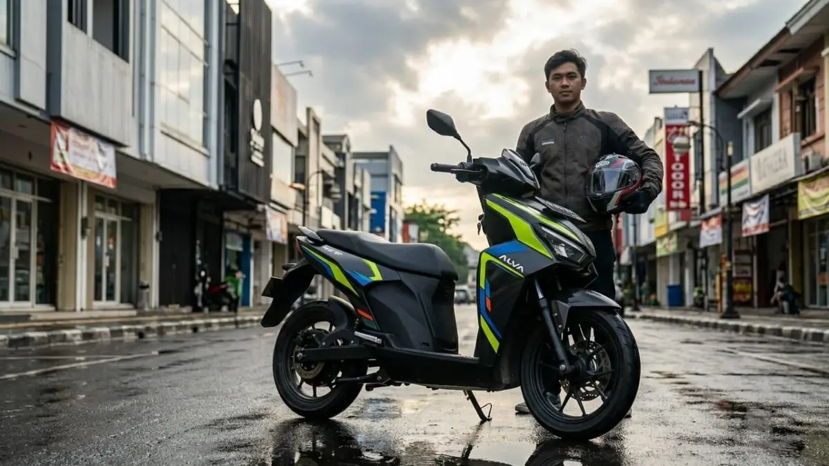 Perbandingan Alpha One XP vs Alpha One biasa, cek perbedaan fitur, speedometer TFT, dan harga selisih jutaan.