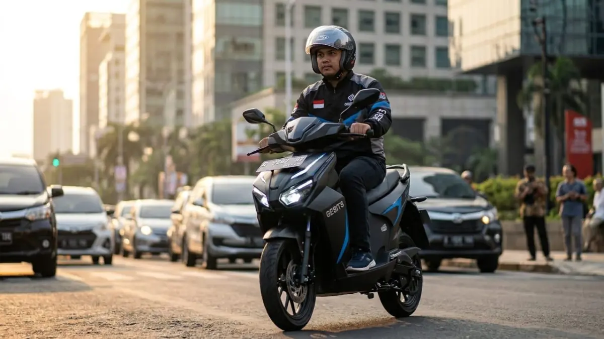 Review Gesit Raya 2023 ungkap motor listrik 1500 watt lebih irit, nyaman, tapi harga jatuh drastis bikin heboh pasar.