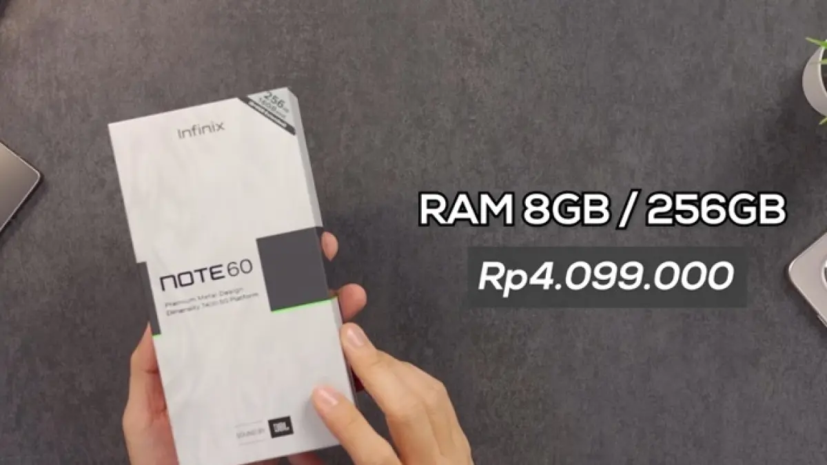 HP Infinix skor Antutu tinggi 2026 hadir lewat Note 60, bawa performa kencang, layar 144Hz, dan fitur premium di harga 4 jutaan.