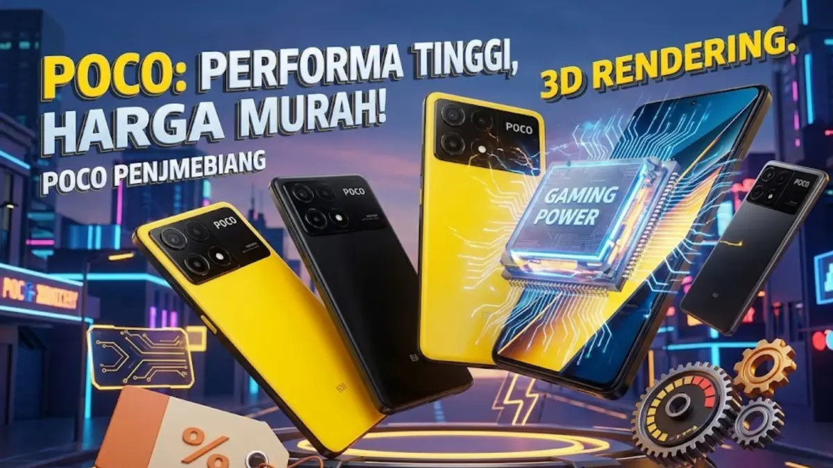 HP Poco performa tinggi murah 2026 hadir dari 2 jutaan hingga flagship killer, cocok gaming & multitasking!