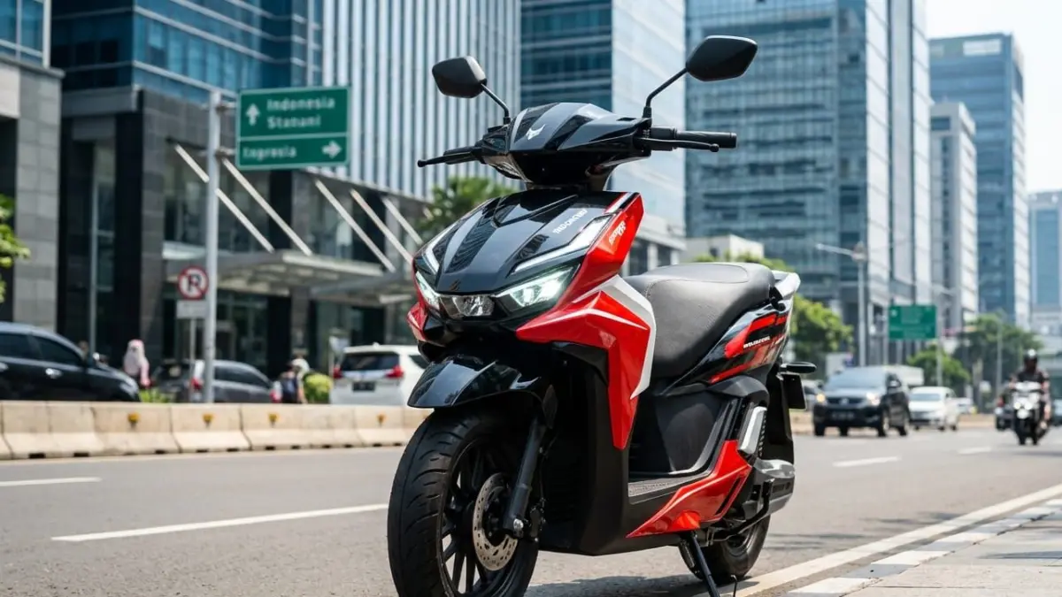 Indomobil E-Motor Sprinto hadir dengan jarak 110 km, desain sporty, dan fitur canggih. Motor listrik ini cocok untuk anak muda!