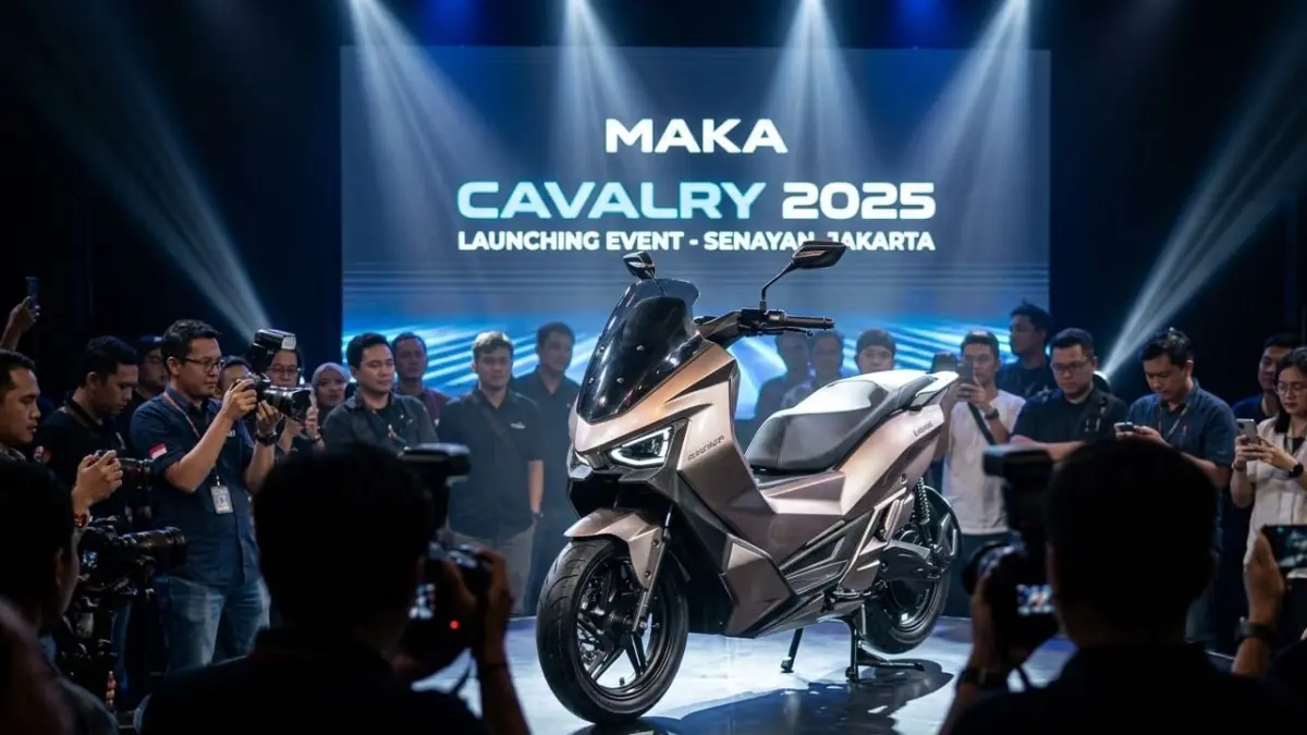 Maka Cavalry 2025 hadir dengan jarak 160 km, akselerasi 4,8 detik, dan fitur canggih. Motor listrik ini siap jadi primadona baru!
