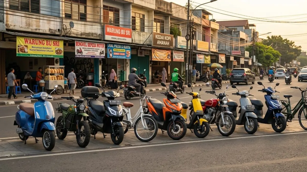 Motor listrik murah di Indonesia 2025 mulai Rp2 jutaan, ini 10 pilihan terbaik lengkap dengan harga dan spesifikasinya.