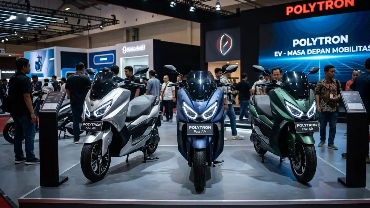 Motor listrik Polytron Fox Air diskon jadi Rp13,6 juta, spek 3000 watt, jarak 130 km, dan garansi baterai seumur hidup!