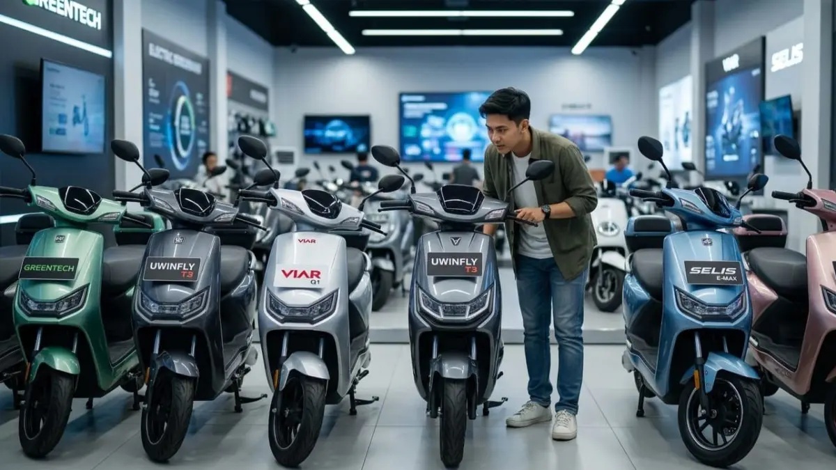 Motor listrik Rp7 jutaan terbaik 2025! Hemat, bertenaga, jarak tempuh hingga 80 km, cocok untuk kebutuhan harian.