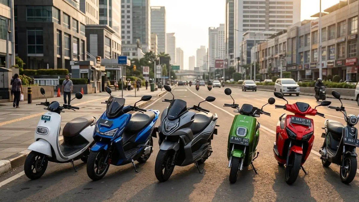 Motor listrik terbaik 2026 di Indonesia dari Rp2 jutaan hingga jarak 130 km, ini 6 pilihan paling worth it untuk harian.
