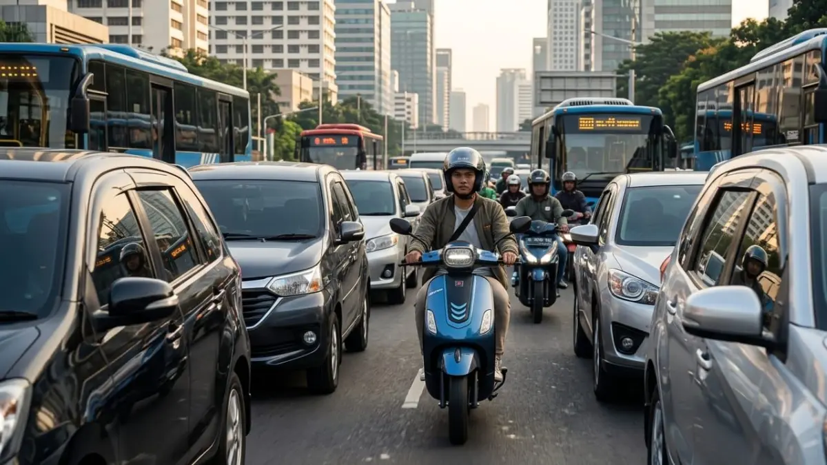 Uji motor listrik UN Fly T3 Pro tempuh 40 km PP, sisa baterai masih tinggi. Cocok untuk harian di kota dan terbukti efisien!
