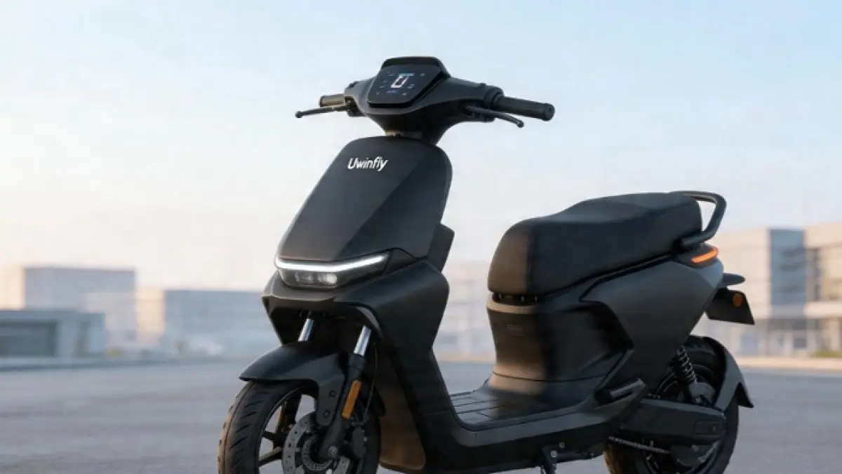 Motor listrik Indomobil Cutie tampil di IMS 2026 dengan desain imut, fitur modern, dan jarak tempuh hingga 135 km. Ilustrasi Gemini AI