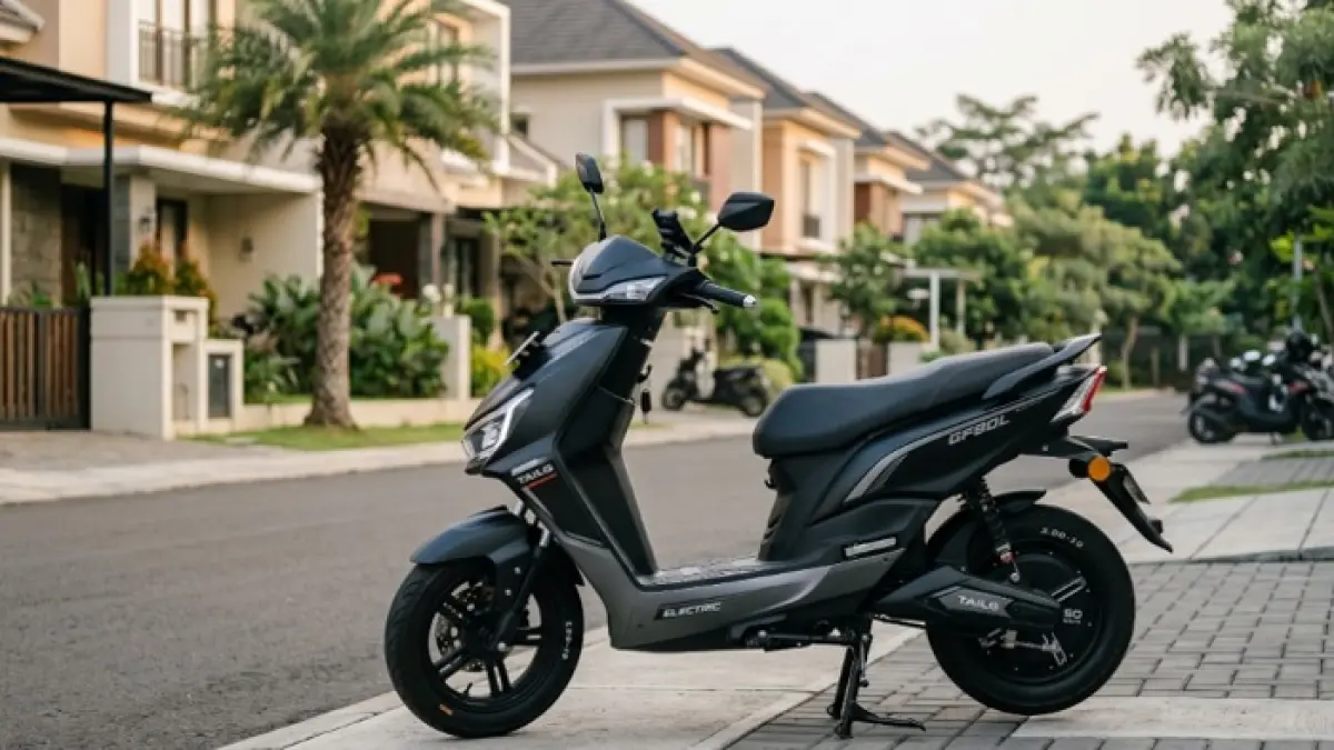 Review motor listrik Rp9 juta dengan tenaga 3000 watt dan desain futuristik. Simak performa, fitur, dan kekurangannya di sini. Ilustrasi Gemini AI